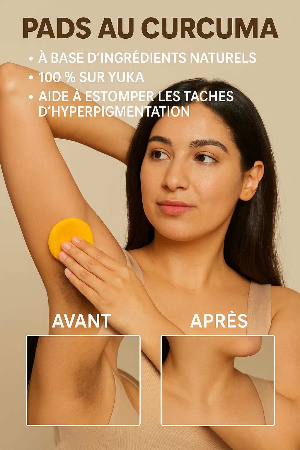 Pads au curcuma "Anti-tâches"
